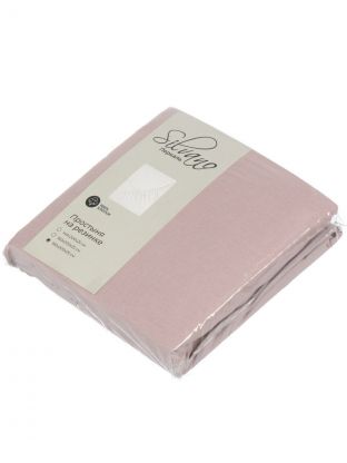 Простыня евро, 180х200х25 см, 100% хлопок, перкаль, на резинке, Silvano, Камео