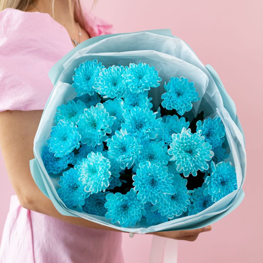 Голубая Хризантема от 5 шт