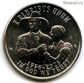 США 25 центов 2026 D