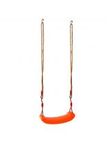 Качели детские подвесные 1-мест, 40х17х4 см, в ассортименте, T2022-497, с веревкой
