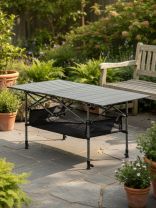 Стол складной 120х55х50-80 см, прямоугольный, металл, C010194