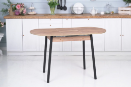 Стол обеденный раздвижной "Кэлли" (ш900/1200*г600*в750 мм) ЛДСП Дуб крафт золотой