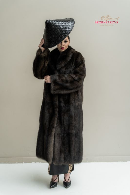 Шуба из элитного седого соболя, 4 сед