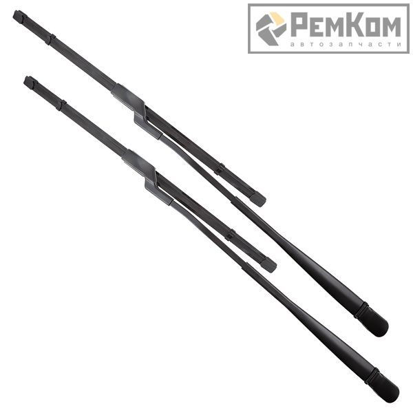 RK09164 * 8450094337-8450094438 * Поводок стеклоочистителя для а/м LAR, Renault Logan в сборе с щёткой, комплект 2 шт.