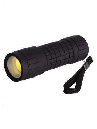 Фонарь Ultraflash, LED16011, пластик, черный, 3XR03, COB LED 3Вт, блистер-пакет, 14773