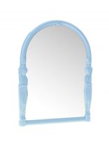 Зеркало 42.9х58 см, полукруглое, светло-голубое, Berossi, Viva Ellada, АС 16008000