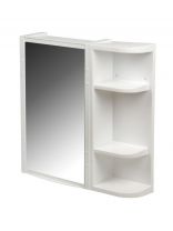 Набор для ванной с полками, 54.4х55х14.6 см, прямоугольный, снежно-белый, Berossi, Hilton Universal, НВ 33401000