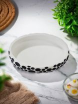 Мыльница настольная, полистоун, 14.1x10.2x2.5 см, черно-белая, BRE0214BA-SD