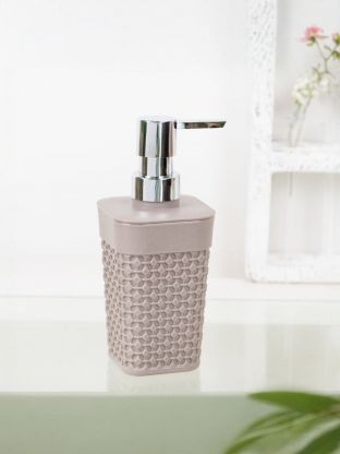 Дозатор для жидкого мыла, Plast team, Oslo, пластик, 7.5х5.8х16.6 см, 300 мл, шоколадный мокко