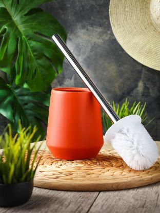 Ерш для туалета напольный, 11.2x13.4/40, керамика, оранжевый, CE2545AA-TOH