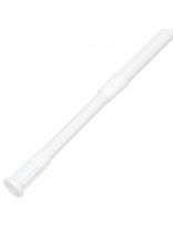 Карниз для ванной 110 см, 200 см, телескопический, белый, Y3-822