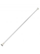 Карниз для ванной 160 см, 300 см, телескопический, белый, A310035