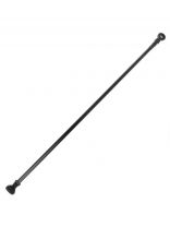 Карниз для ванной 160 см, 300 см, телескопический, черный, A310034