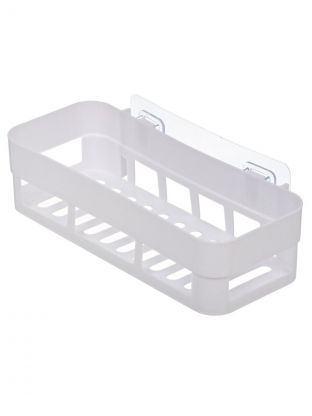 Полка пластик, настенная, прямая, 26х11х6.5 см, для ванной комнаты, в ассортименте, Y6-10796