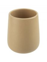 Стакан для ванной комнаты 9х9х10.7 см, керамика, Рыжий кот, Опал, 109853