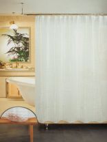 Штора для ванн 180х180 см, полиэстер, Полупрозрачная, с кольцами, T2023-002