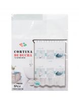 Штора для ванн 180х180 см, Peva, Услада, Y305