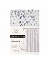 Штора для ванн 180х180 см, Peva, Naonao, синий принт, A310147