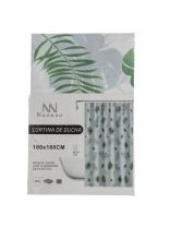 Штора для ванн 180х180 см, полиэстер, Монстера, A310080