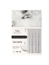 Штора для ванн 180х180 см, Peva, Naonao, серо-зеленый принт, A310146