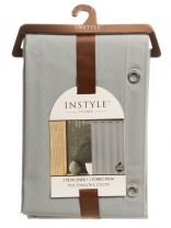 Штора для ванн 180х180 см, Peva, Серый матовый, Y4-11167