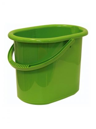 Ведро пластик, 11 л, салатовое, хозяйственное, со сливом, Idea, М2422