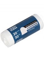 Пакеты для мусора 20 л, 30 шт, особопрочные, Bossclean, 16585, белые