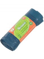 Пакеты для мусора 35 л, 10 шт, 30 мкм, с завязками, Умничка, MPU2018