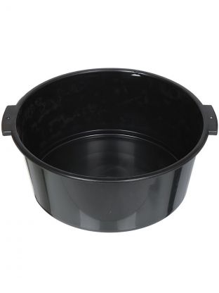 Таз пластик, 15 л, круглый, с ручкой, в ассортименте, Альтернатива, М2388