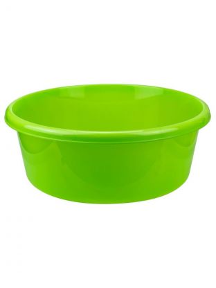 Таз пластик, 11 л, круглый, ярко-зеленый, Idea, М2513