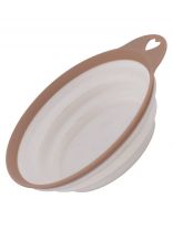 Миска для животных MultiDom, С собой, TPR, пластик, 350 мл, складная, 14х4 см