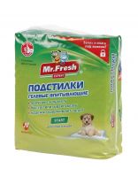Пеленки для домашних животных одноразовые, гелевые, приучение к месту, Mr.fresh, 8 шт, 90х60 см