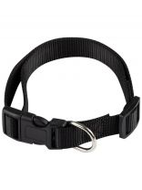 Ошейник с застежкой, для животных, размер L, Рыжий кот, 40-55 см, черный