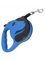 Поводок-рулетка для кошек и собак, 12 кг, MultiDom, Мордочка, 300 см