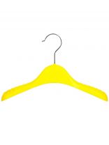 Вешалка-плечики для одежды, 30х3.5 см, пластик, желтая, 303Y-T