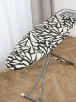 Чехол для гладильной доски с антипригарным покрытием, 129.5х46 см, черное золото, трехслойный, Марья Искусница