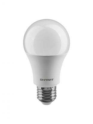 Лампа светодиодная E27, 15 Вт, 150 Вт, груша, 4000 К, нейтральный белый свет, Онлайт, 61150/82920