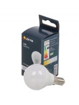 Лампа светодиодная E14, 7 Вт, 60 Вт, 220 В, шар, 3000 К, теплый белый свет, Lofter