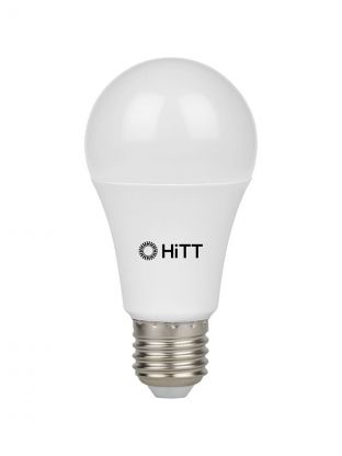 Лампа светодиодная E27, 27 Вт, 230 В, груша, 3000 К, теплый белый свет, HiTT, HiTT-PL-A60, A60, 1010016