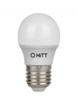 Лампа светодиодная E27, 13 Вт, 230 В, груша, 3000 К, теплый белый свет, HiTT, HiTT-PL-G45, G45, 1010049