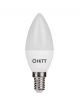 Лампа светодиодная E27, 13 Вт, 130 Вт, 230 В, свеча, 6500 К, холодный белый свет, HiTT, HiTT-PL-C35, C35, 1010042