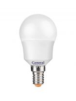 Лампа светодиодная E14, 10 Вт, 230 В, шар, 4500 К, нейтральный белый свет, General Lighting Systems, GLDEN-G45F, G45, 683400