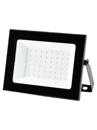 Прожектор светодиодный, HiTT, FL1, 50 Вт, 6500 К, IP65, 4250 Лм, черный, 2010004