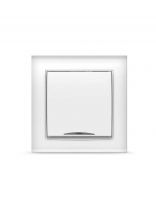 Выключатель скрытой установки, одноклавишный, без заземления, 10 А, пластик, IP20, белый, UNIVersal, Бриллиант, 7947397