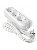 Удлинитель бытовой 3 гнезда, 10 м, ПВС, 3х1 мм2, с заземлением, UNIVersal, У10, 554-10