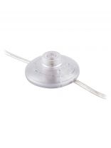 Сетевой шнур с выключателем, Feron, DM106, 2х0.5 мм2, 2 м, прозрачный, 5 Вт, ножной выключатель, 29845