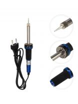 Паяльник сетевой, 300 Вт, 230 В, рукоятка пластик, долговечное жало, с керамическим нагревателем, Rexant, Мастер, 12-0122