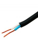 Кабель ВВГп нг LS (A), 2х1.5 мм2, 100 м, медь, силовой, ГОСТ, черный, Альтема, 90.28.01.01.01