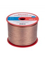 Провод акустический, 2х1.5 мм2, 100 м, прозрачный, Rexant, BL, 01-6206-3