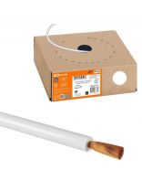 Кабель ПуГВнг(А)-LS, 1х0.5 мм2, 250 м, медь, в коробке, ГОСТ, белый, TDM Electric, SQ0124-1457